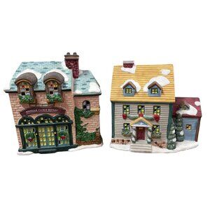 Grandeur Noel Illuminated House Clock Repair Shop 12 Accessory Piece Village